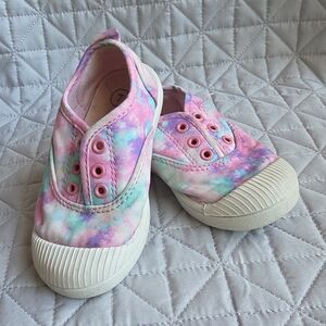 Cat & Jack Pastel Pink Tie-Dye Slip-On Sneakers